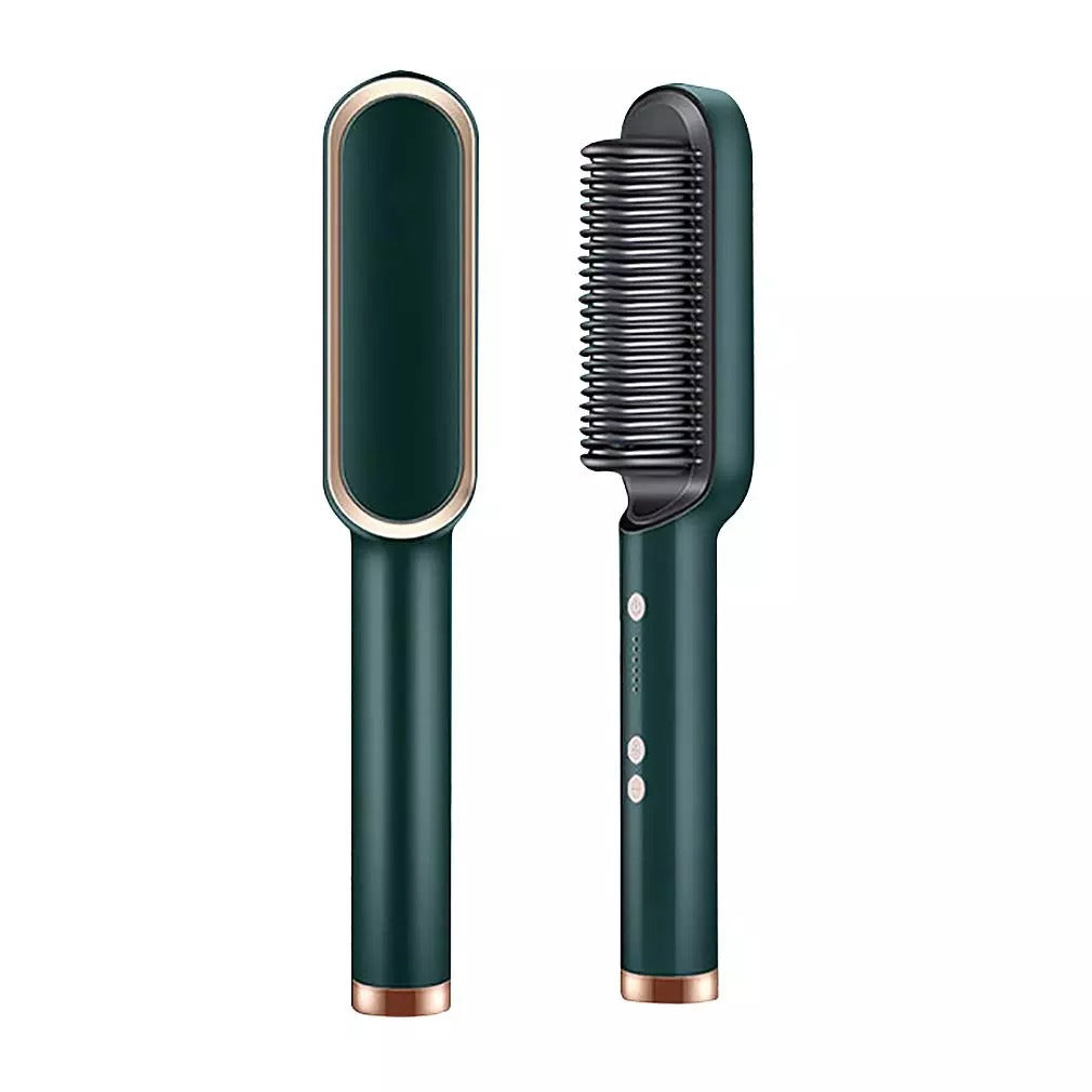 Hair Straightener Iron Brush