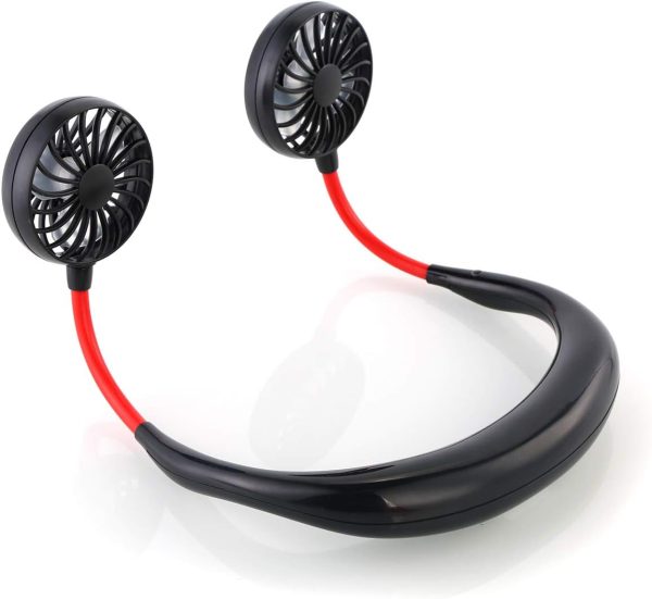 Mini Neck Fan | Usb Rechargeable Fan, 3 Mode