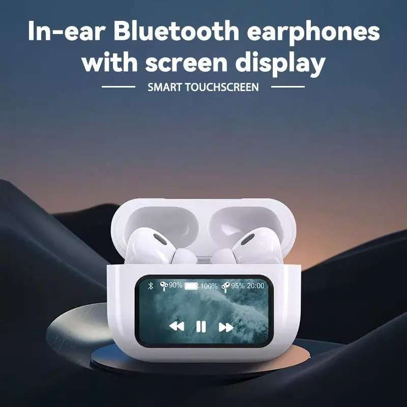 A9 Pro ANC/ENC Touch Screen Wireless Earbuds