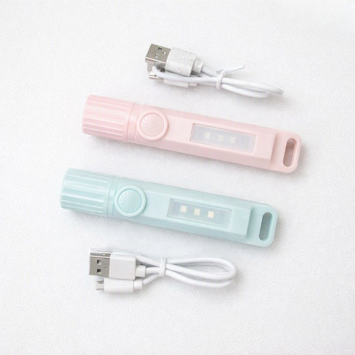 Rechargeable LED Torch Light with USB Charging Cable