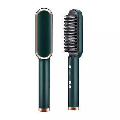 Hair Straightener Iron Brush