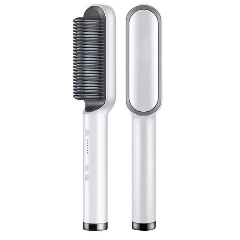 Hair Straightener Iron Brush
