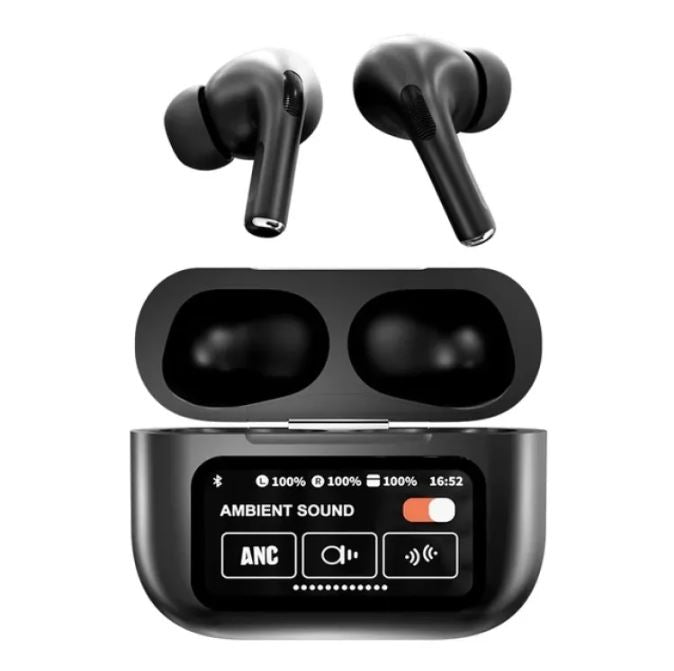 A9 Pro ANC/ENC Touch Screen Wireless Earbuds