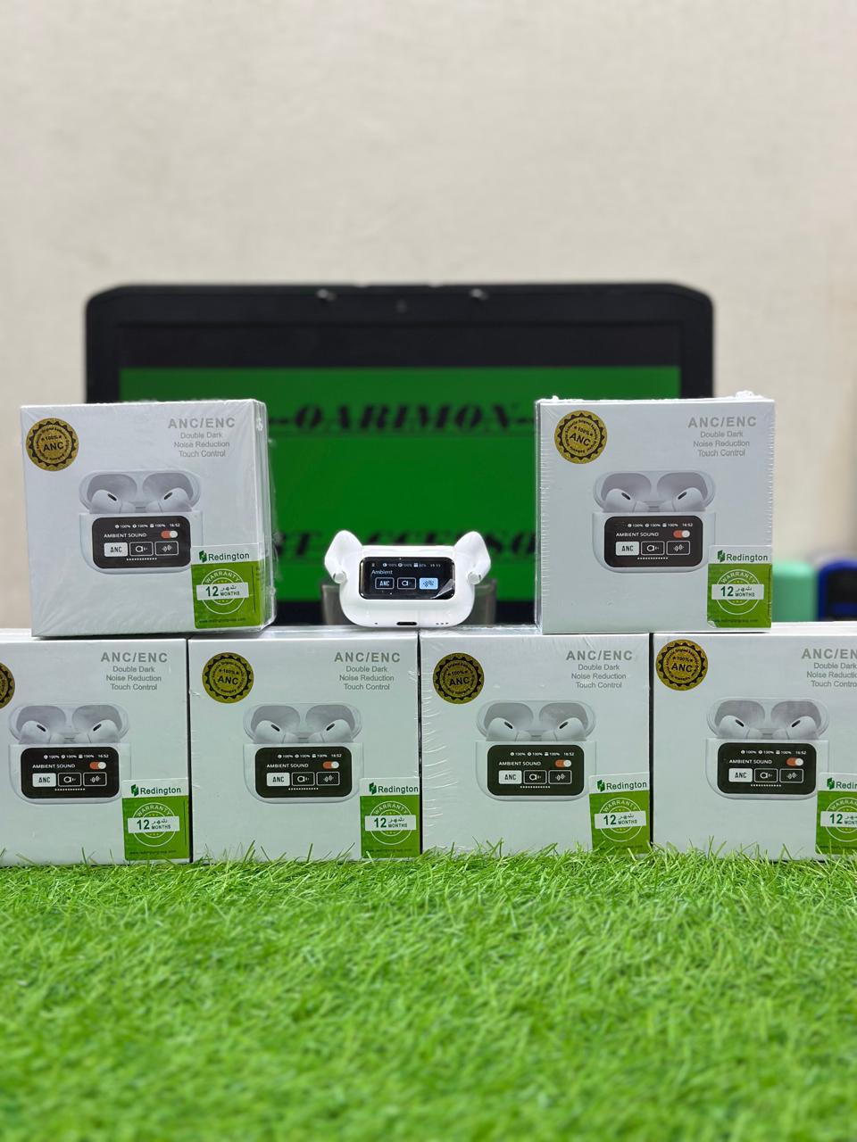 A9 Pro ANC/ENC Touch Screen Wireless Earbuds