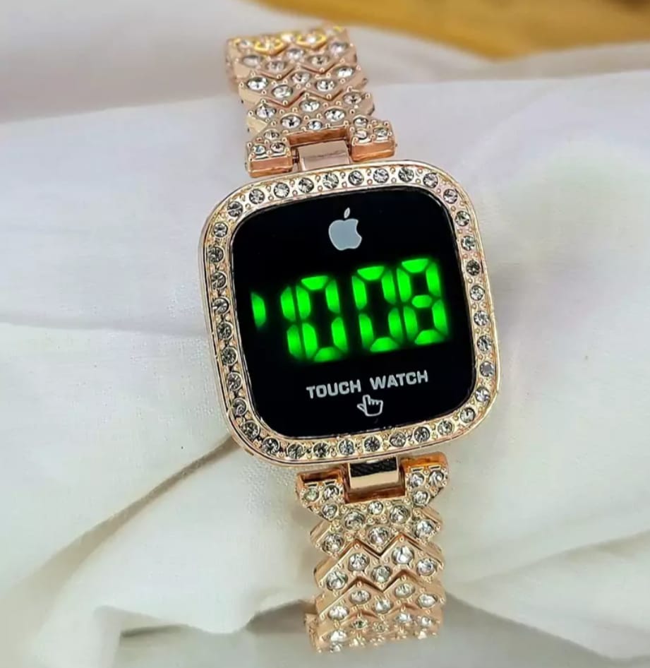 Ladies Square Dial Digital Watch Stylish