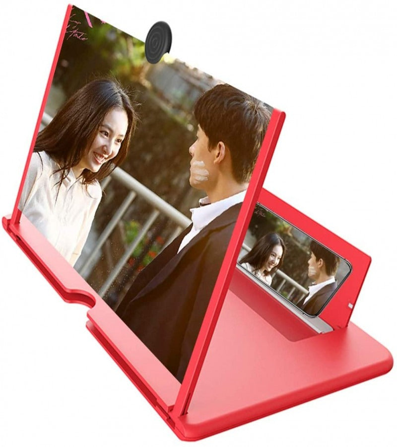 Mobile Screen Magnifier – HD 3D Video Amplifier &amp; Foldable Smartphone Stand