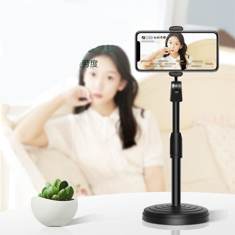 Adjustable Mobile Phone Stand with Flexible Gooseneck Arm &amp; Stable Base for Recording, Live Streaming &amp; Video Calls
