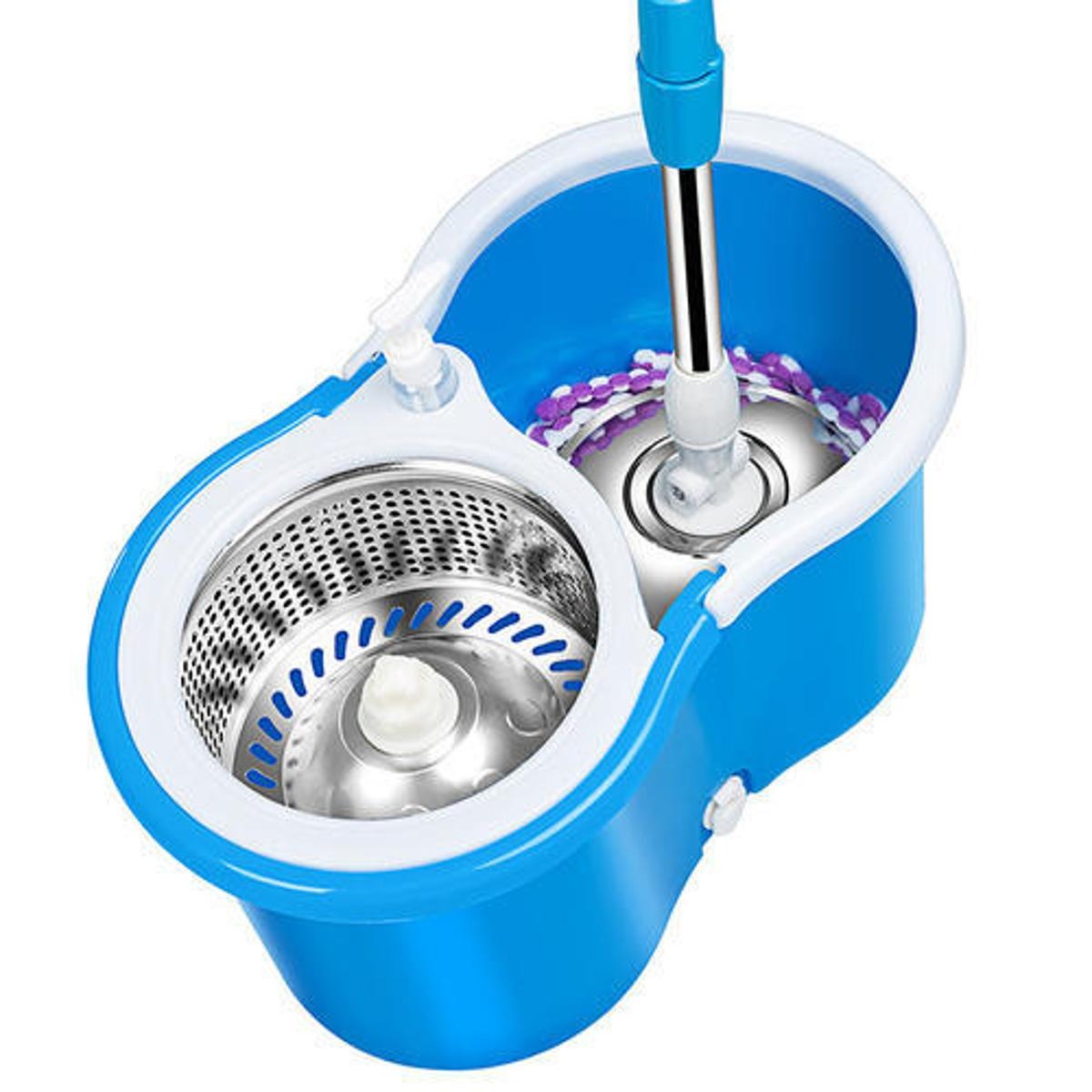 Easy Spin Magical Mop Set with Steel Bucket