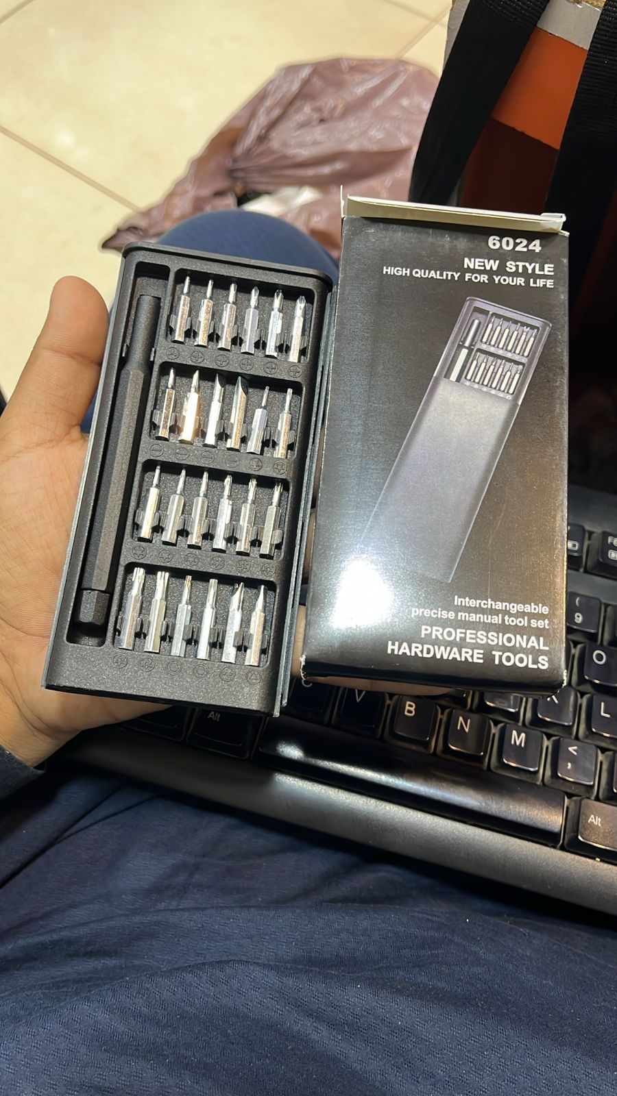 24 In 1 Screwdriver Bit Set Magnetic Disassembly Tool