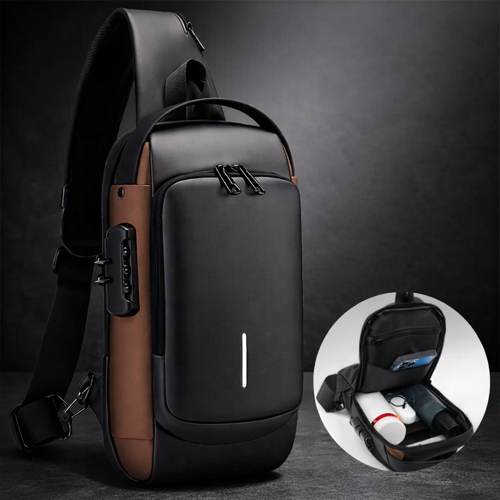 Premium Anti-Theft Sling Bag with Password Lock