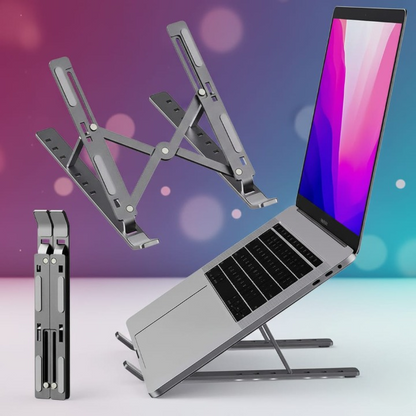 Metal Laptop Stand | Adjustable Foldable Laptop Stand
