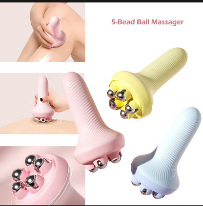 360 Roller Manual Hand Massager Handheld