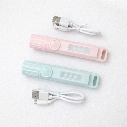 Rechargeable LED Torch Light with USB Charging Cable