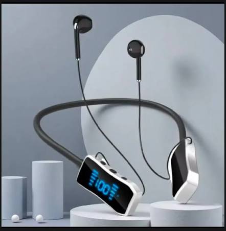 Bluetooth Headset with Digital Display &amp; IPX4 Protection