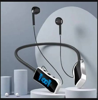 Bluetooth Headset with Digital Display &amp; IPX4 Protection