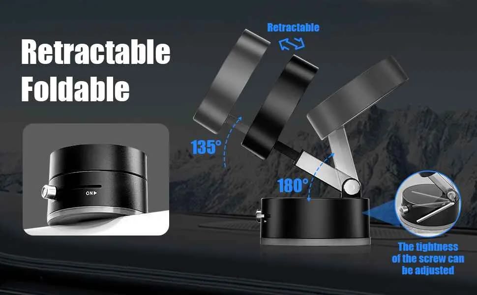 Magnetic Suction Phone Holder – Foldable