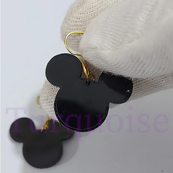 Minnie Mouse Design Cute Earrings Very Light Weight Acrylic Earings