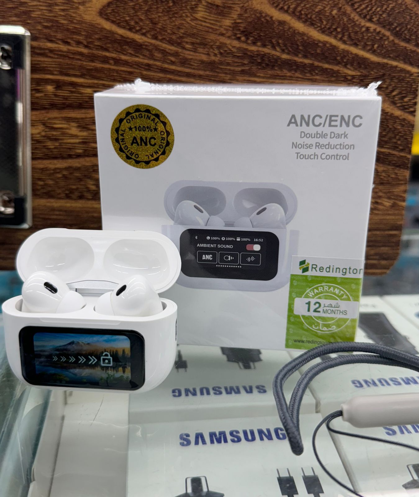 A9 Pro ANC/ENC Touch Screen Wireless Earbuds