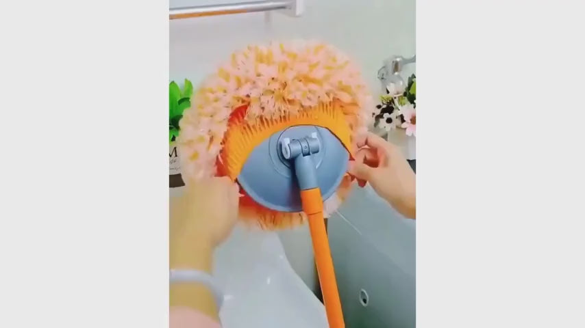 Long-Handle Telescopic Cleaning Mop