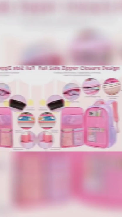 Princess Dream Rainbow School Backpack