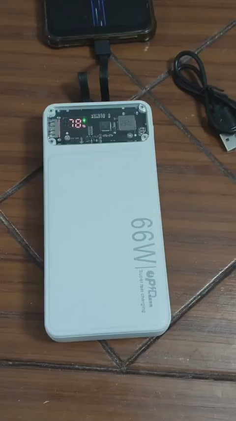 66W Fast Charging 20,000mAh Power Bank
